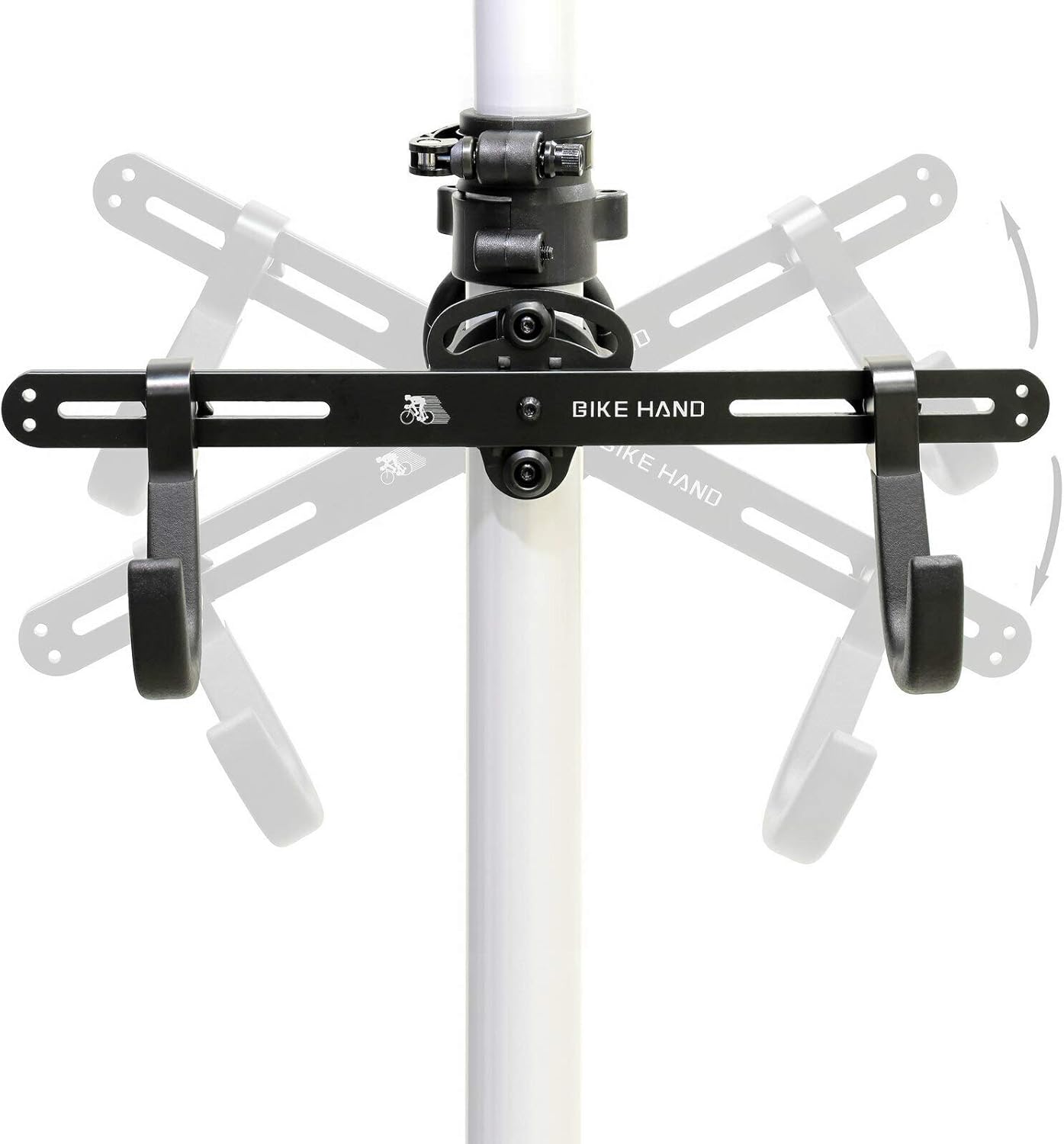 Bikehand Indoor 2 Bike Bicycle Vertical Gravity Hanger Floor Parking Rack Storage Stand for Garages or Apartments Nook Hook for Bicycles - Hanging Your Road, Mountain or Hybrid Bikes : Indoor Bike Storage : Sports & Outdoors