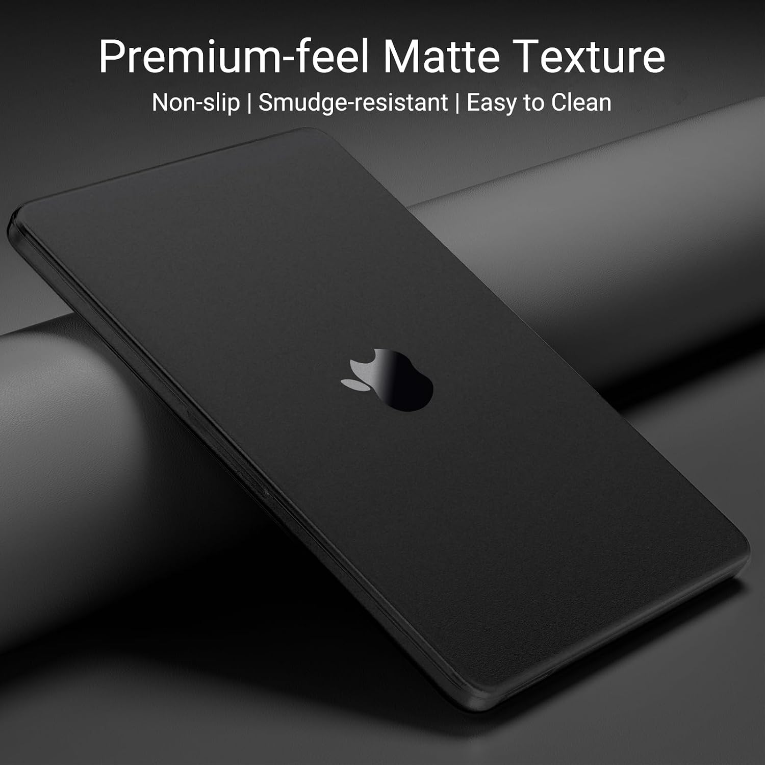 MOSISO Matte Finish Cover Compatible with MacBook Pro 14 inch Case 2026 2025-2021 M5 M4 M3 M2 M1,4 in 1 Kit Seamlessly Closes Ultra-Thin Crack & Fingerprint Resistant Hard Shell Case,Space Black Clear