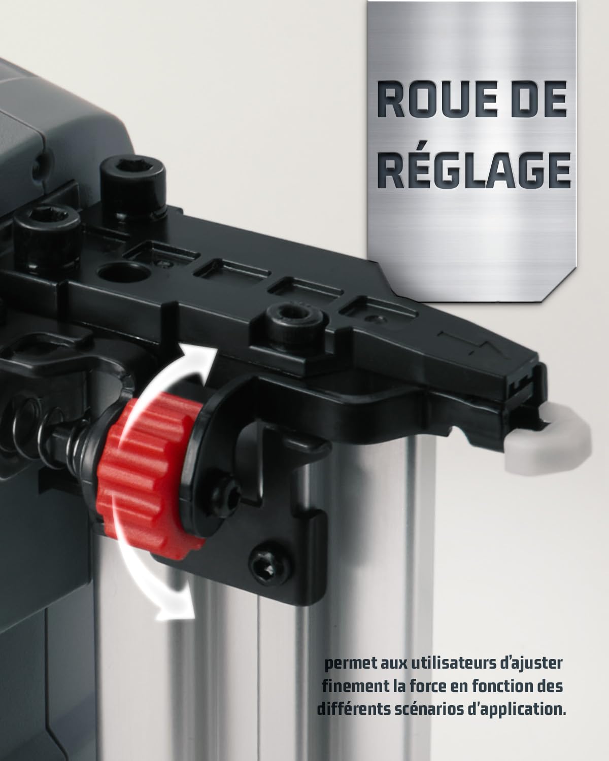 Pistolet à Clous Électrique, Cloueur Sans Fil LINKNAL Alimenté par Batterie, 18 Gauge, 2 Batteries Li-ion 20V MAX, Chargeur et 1000 Clous Inclus (L820-BN)