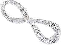 Vista 133 de PATIKIL Cuerda elástica elástica de 109 yardas (328.1 ft), cuerda elástica pesada de 0.059 in, albaricoque para manualidades, correas de gancho