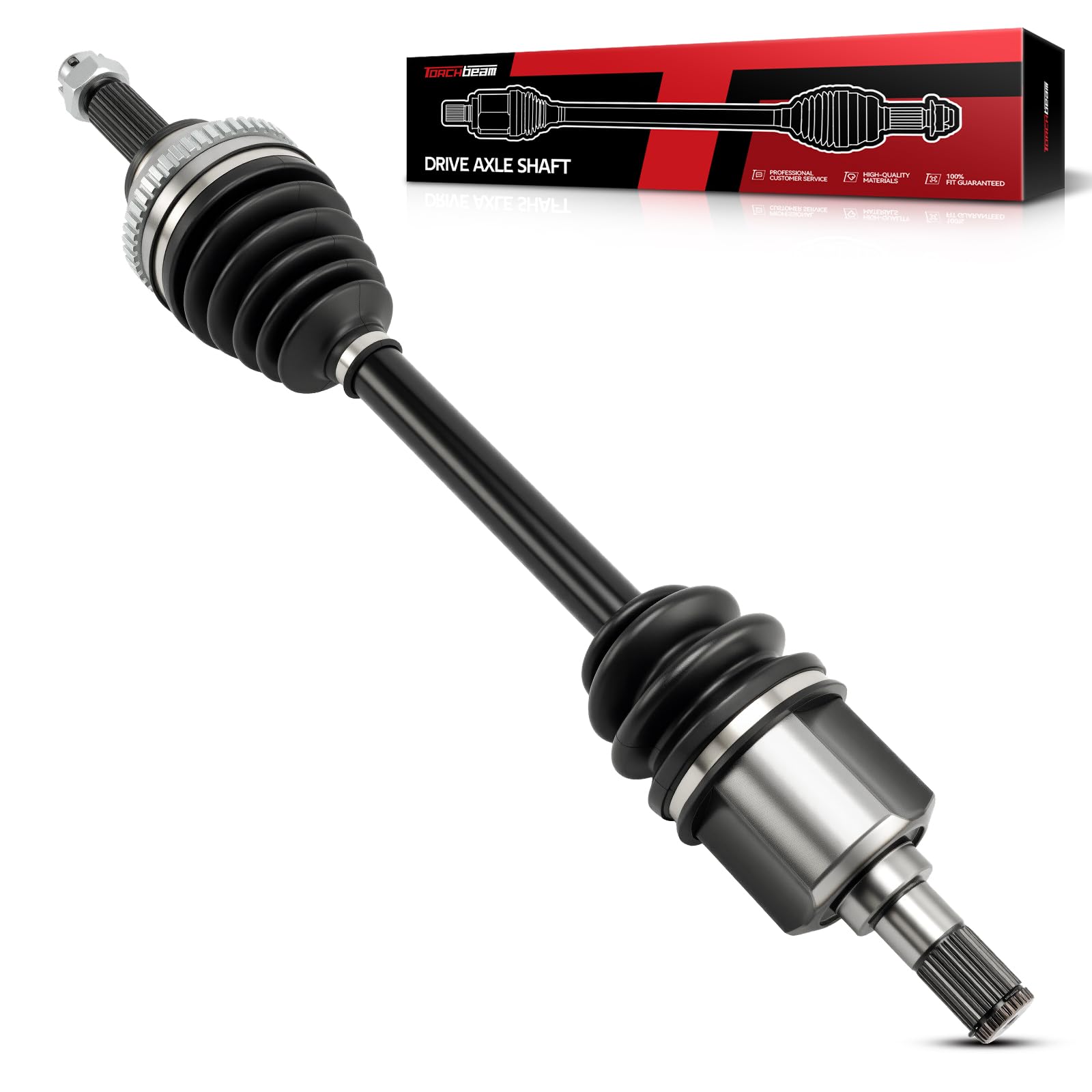 Torchbeam CV Axle Shaft Assembly Compatible with 1999-2005 Hyundai Sonata, 2001-2006 Kia Optima, Front Left CV Axle 66-3406
