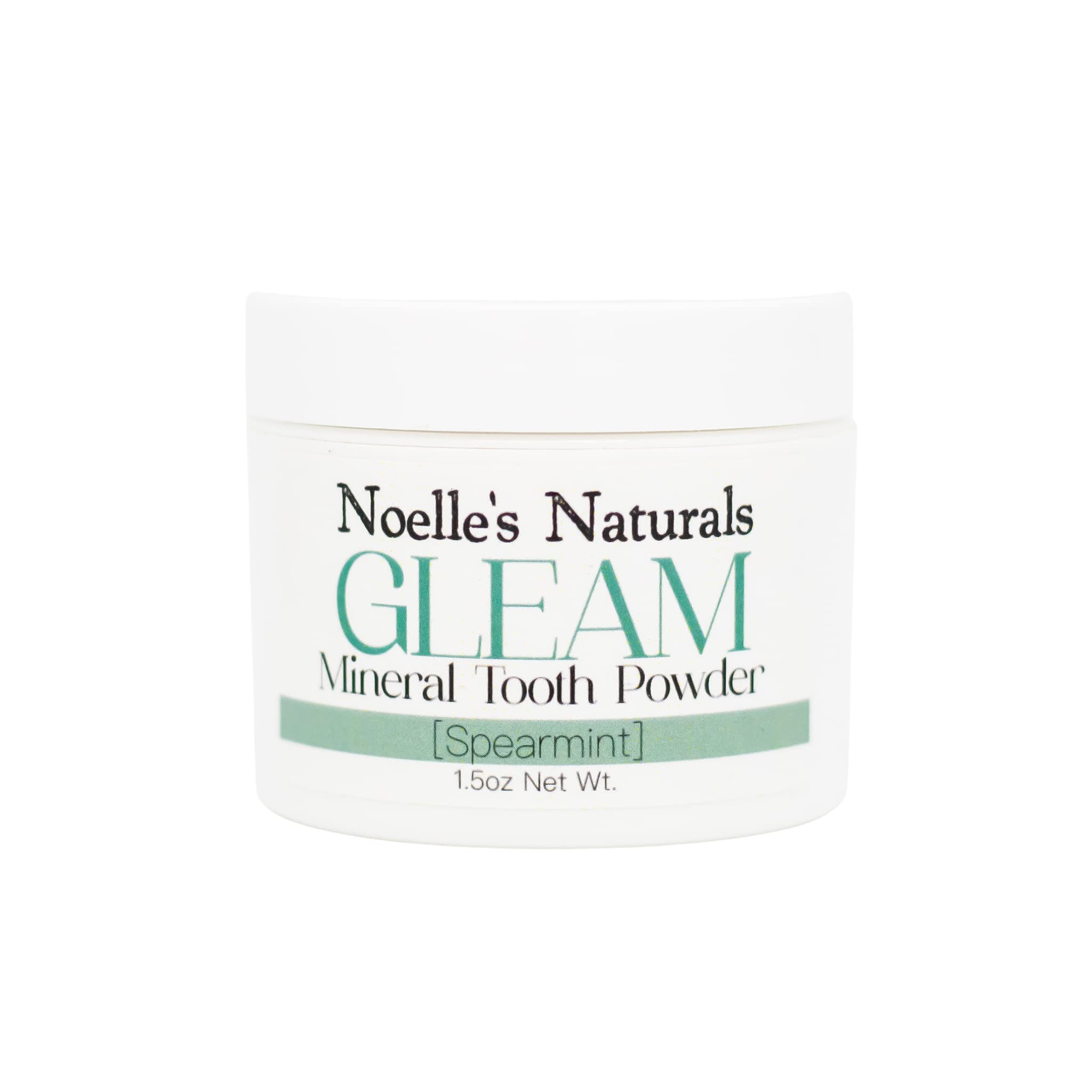 Mineral Tooth Powder - 1.5oz - Spearmint - All Natural - Fluoride Free - Glycerin Free - SLS Free - Preservative Free - Whitening - Non-toxic