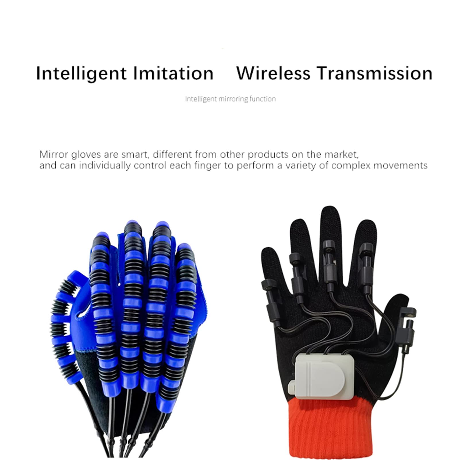 Dispositivo Eléctrico De Entrenamiento De Dedos, Potentes Guantes De Robot De Rehabilitación De Manos, Ejercicio De Extensión De Dedos para Pacientes con Hemiplejia por Accidente Cerebrovascular