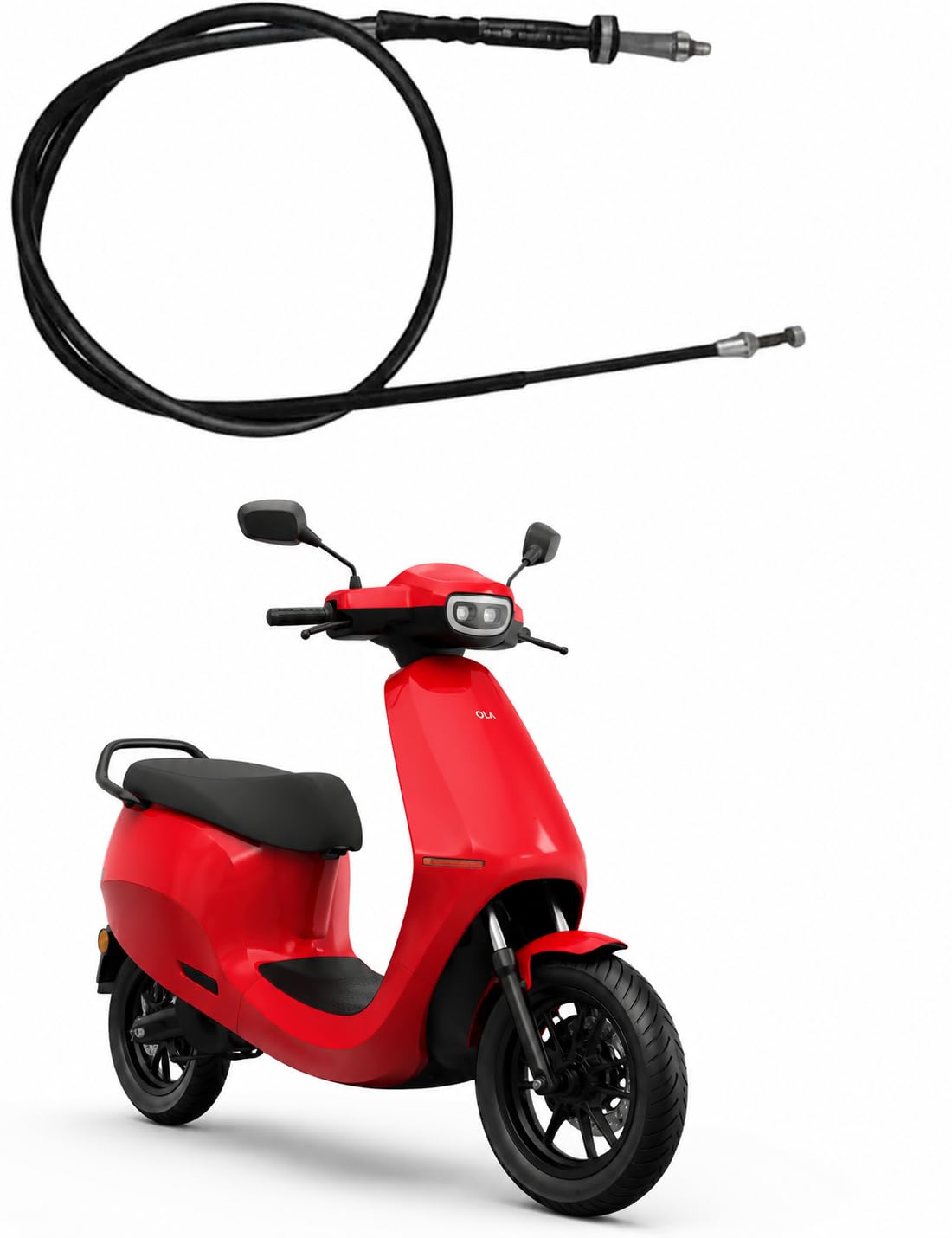 Ola Rear Brake Cable for Ola S1 Air, X, X Plus Electric Scooter | Black | Ola Back Brake Cable | Rear Brake Wire-image-45