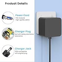 Vista 3 de 15W Alexa Power Adapter Replacement for Echo Dot 3rd Generation, Echo Dot 4th Generation, Echo Dot 5th Generation, Echo Dot Kids Edition, Echo Show