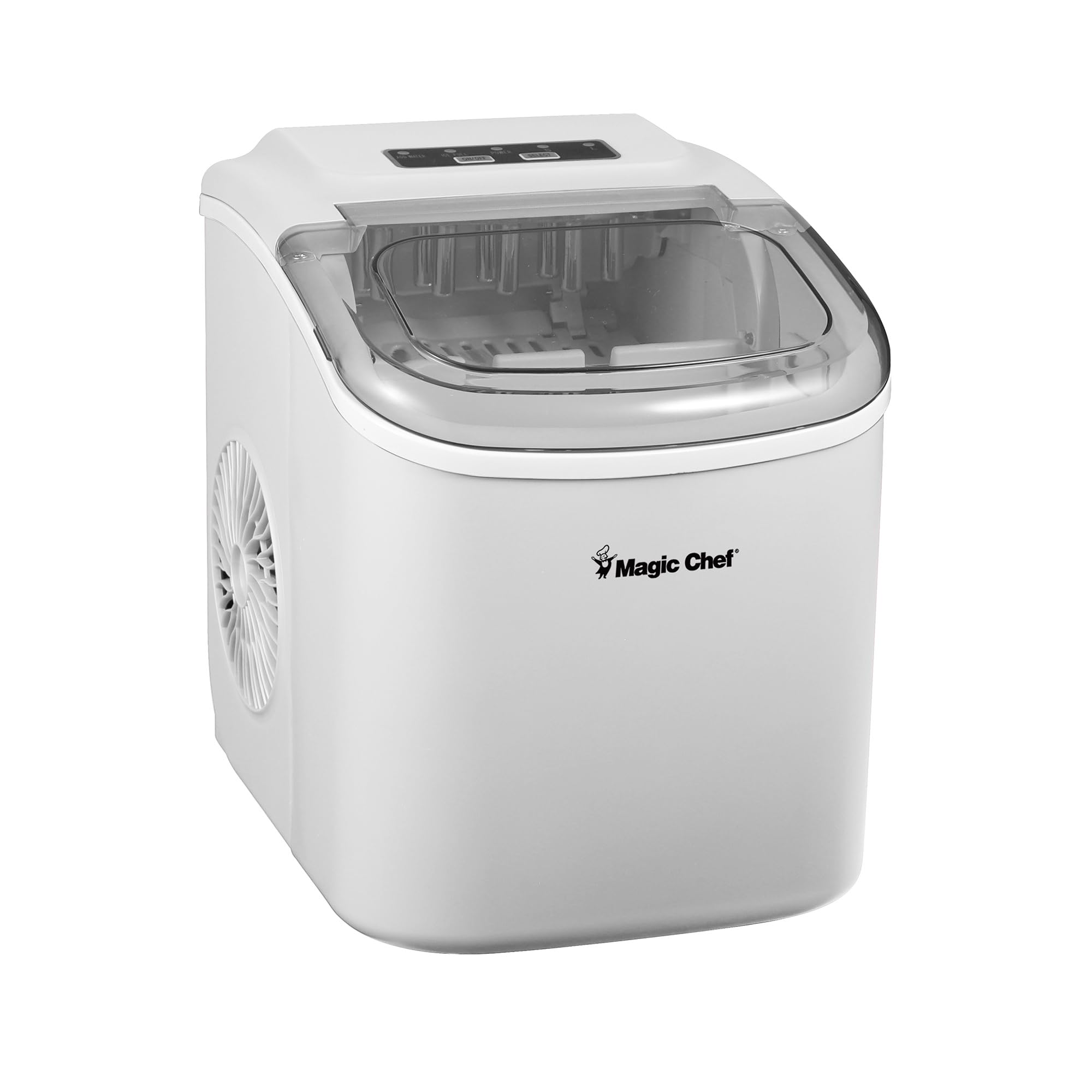 27 lb. Portable Countertop Ice Maker in White on Fridge.com