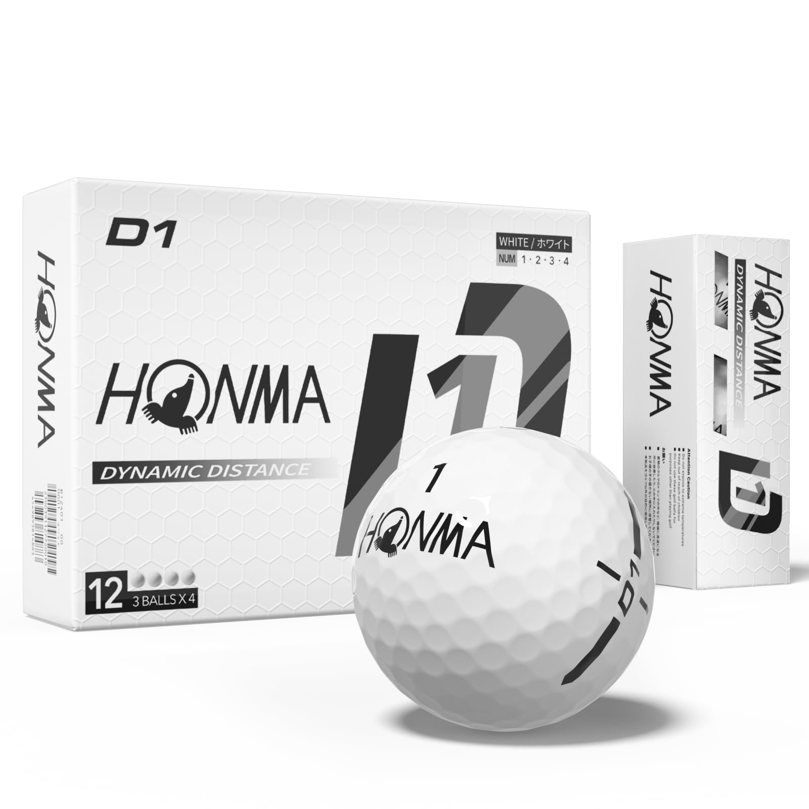 Honma D1 Distance Golf Balls 1 Dozen