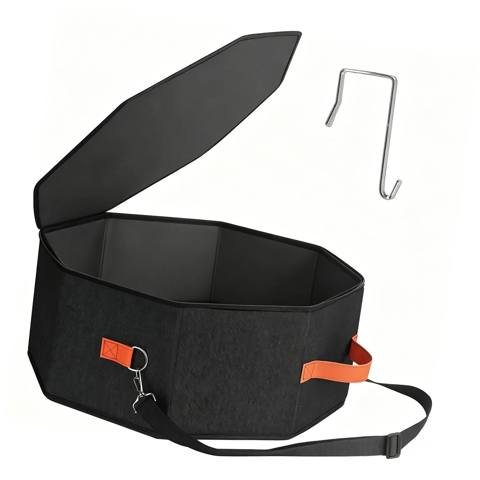 Piceioep Compact Hat Storage Bag with Spacious Interior Holds Up to 8 Hats Without Losing Shape Travel Cap Planner