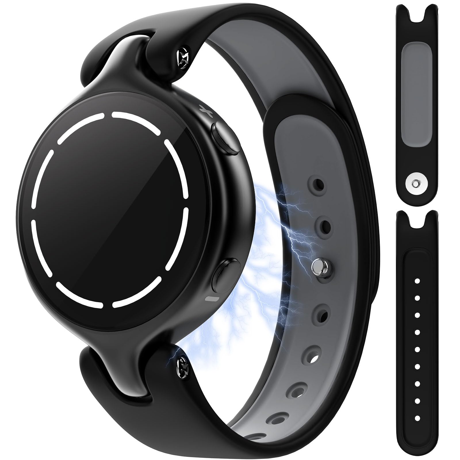 TENS Bracciale contro Mal di Mare & Chinetosi, Portatile Anti-Nausea Band per Viaggio Aereo e Marittimo, Efficaci contro Vertigini & Vomito, Senza Effetti Collaterali