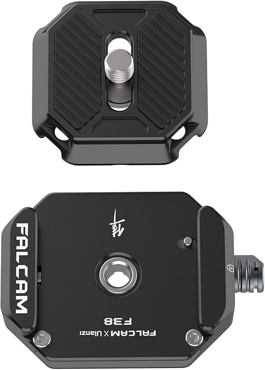 F38 Quick Release Kit V1, Plate for DSLR/Mirroless Camera Compatible with Arca Swiss and Clamp for Tripod/Stablizer/Gimbal/Slider-2268