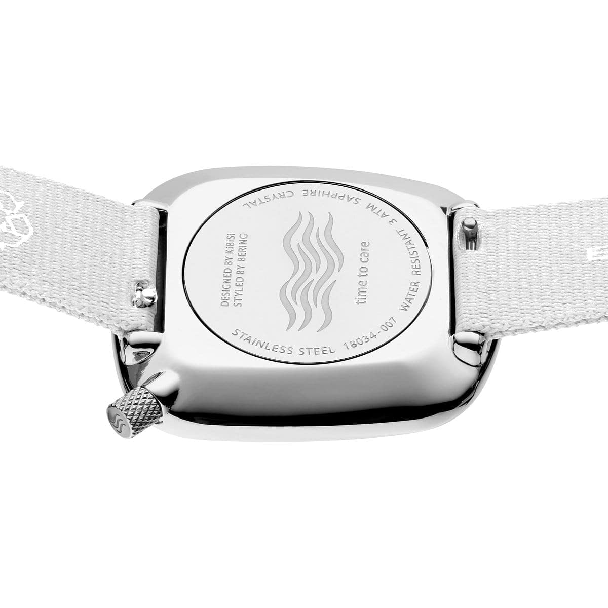 Bering Damen Quarz Uhr | Armbanduhr 34 mm Edelstahlgehäuse und Zifferblatt | Milanaisearmband | Saphierglas | 3 ATM | 18034