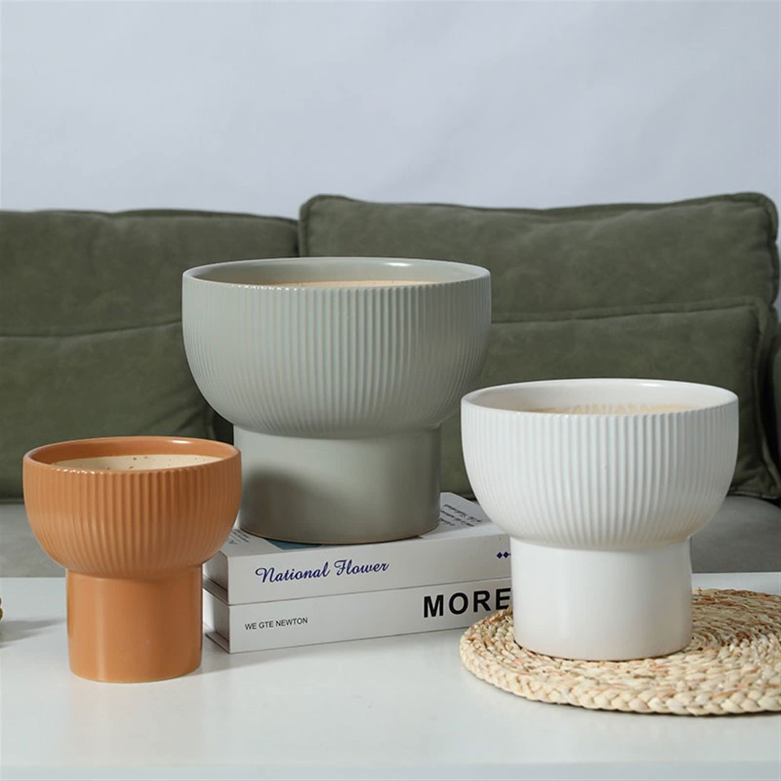 Doniczki do sadzenia Ceramiczne duże doniczki Specjalne doniczki dekoracyjne Wysokie doniczki Odpowiednie dla sukulentów Storczyki Doniczki na rośliny
