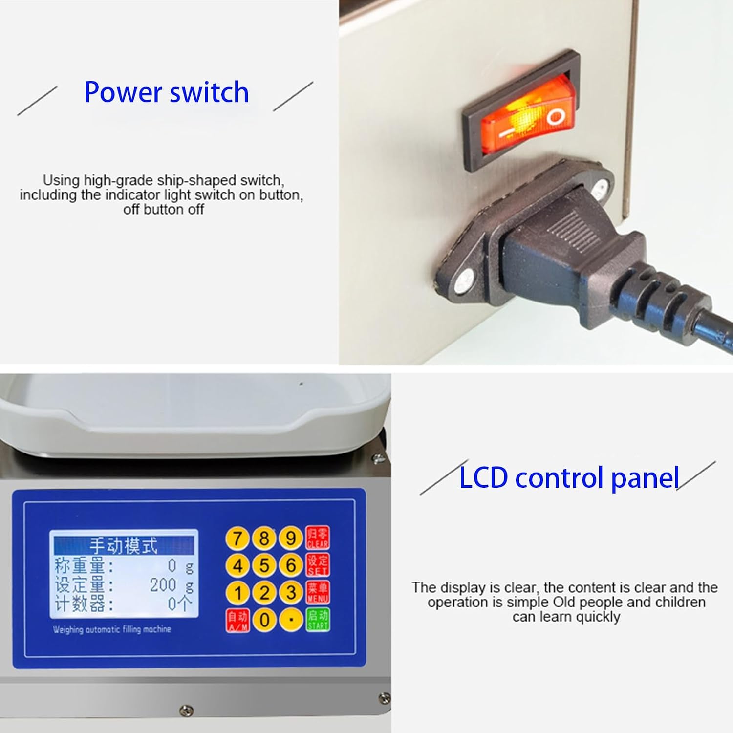 Liquid Filling Machine, Small Automatic Bottle Filler, Weighing Quantitative Bottle Filler Machine, Digital Control Dispensing Machine, Peristaltic Pump