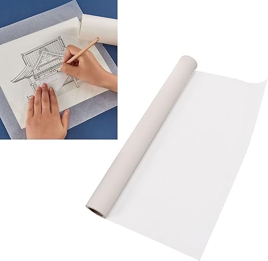 18in Tracing Paper for Sewing Patterns, White Tracing Paper