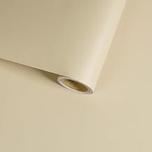 Beige Peel and Stick Wallpaper Solid Contact Paper for Cabinets