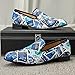 Meijiana Men’s Loafers Fashion Blue Wedding Dress Shoes for Men Party Shoes, Blue-47, 9 US