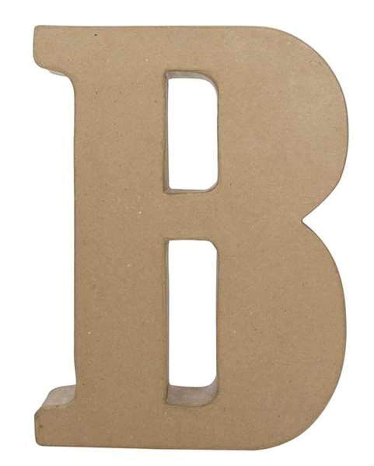 Décopatch Mache Funny Letter B, Brown