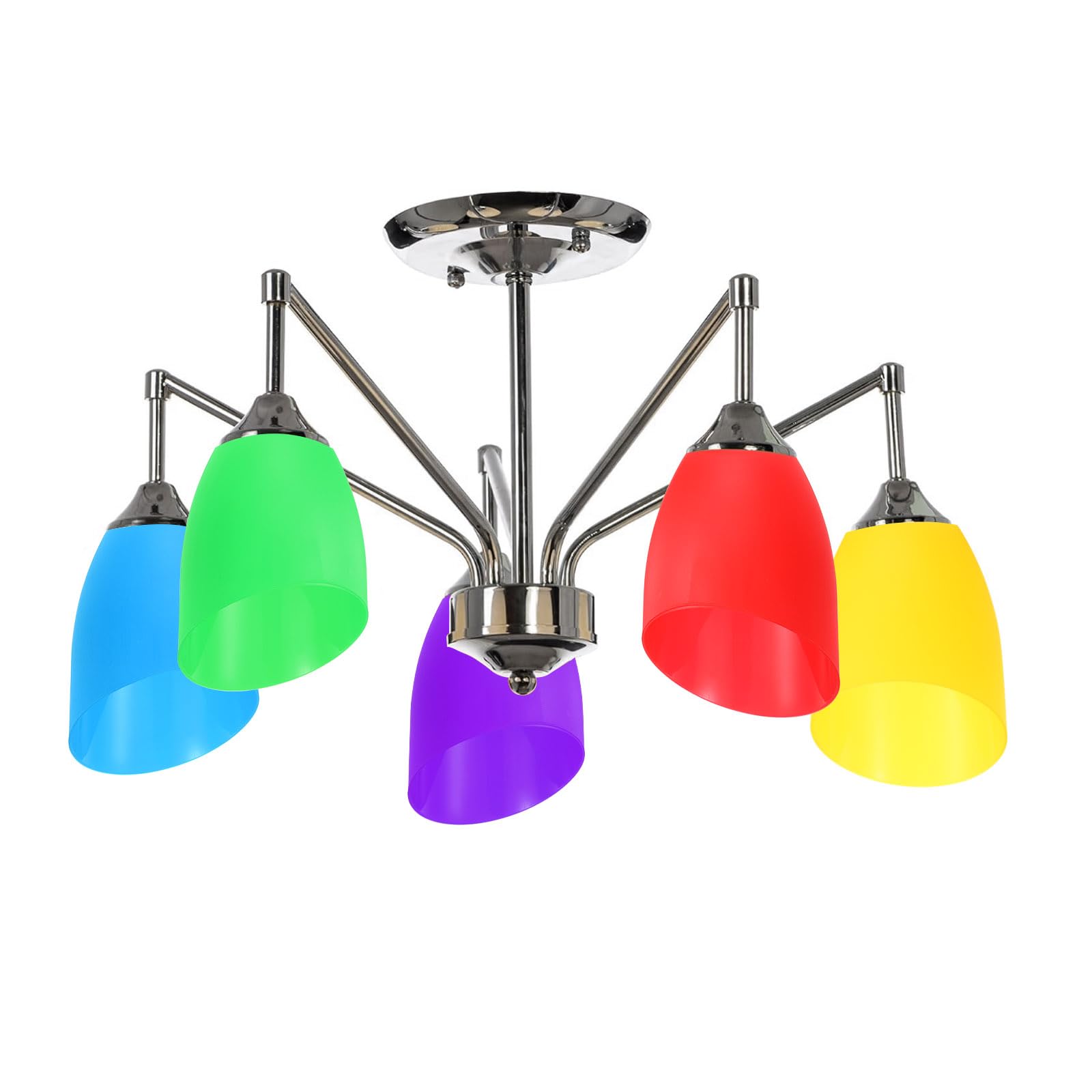 5,3" Haut 4,3" Diamètre 1,7" Ajusteur Plastique Abat-jour, 5