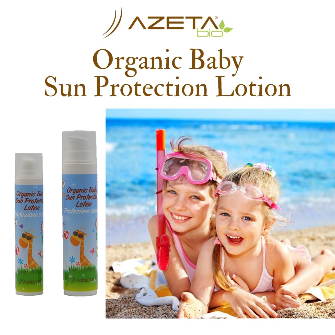 Protezione Solare 50 ***Nuova Formula 2020*** - AZETA bio - Linea bimbi (100 ml)