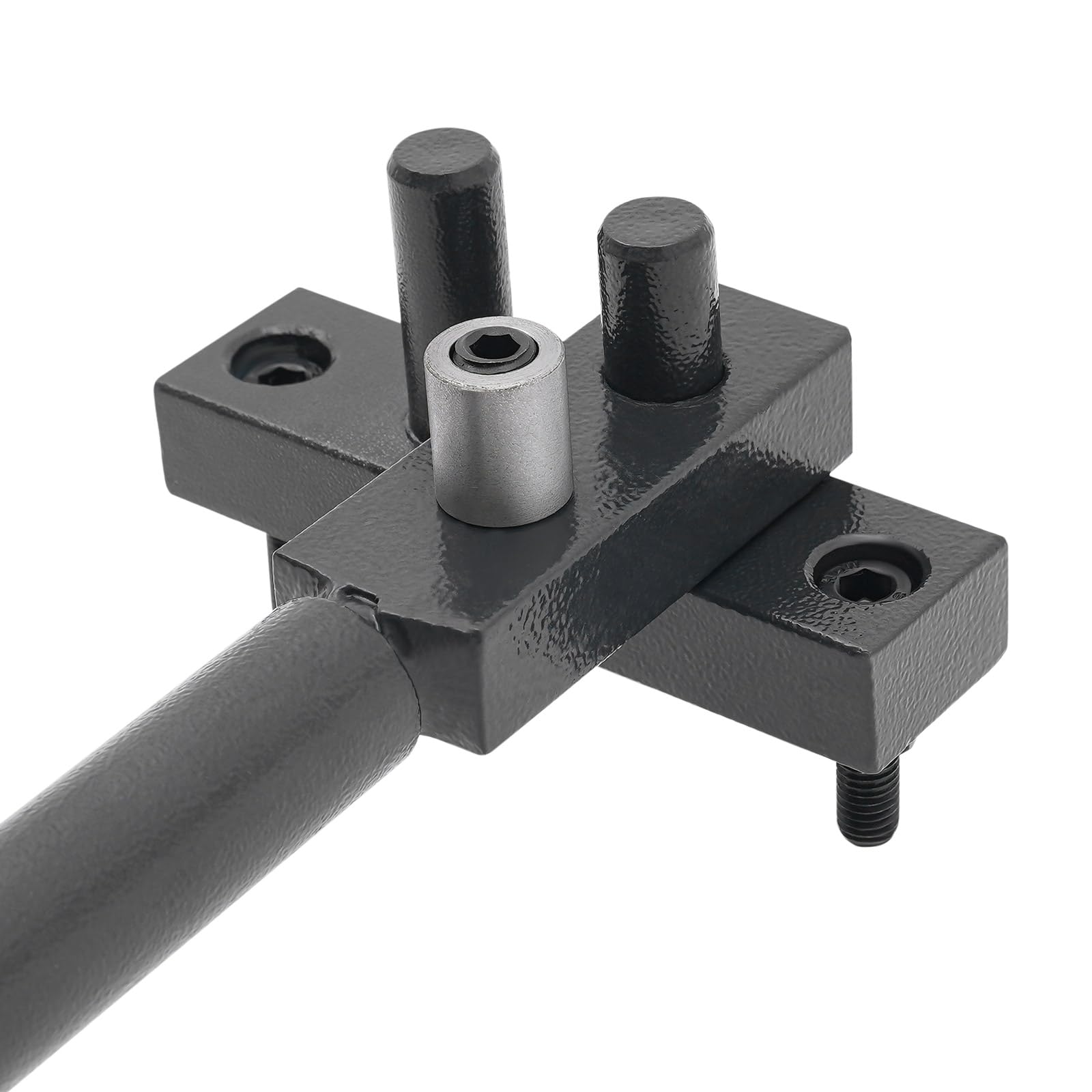 Metallbiegemaschine Handbiegemaschine Biegegerät Metallbiegewerkzeuge für Stahl Maximaler Biegewinkel 190 Grad Durchmesser 12Mm Stahlstange alle Arten von Flachstahl und Stahlstab Verarbeiten