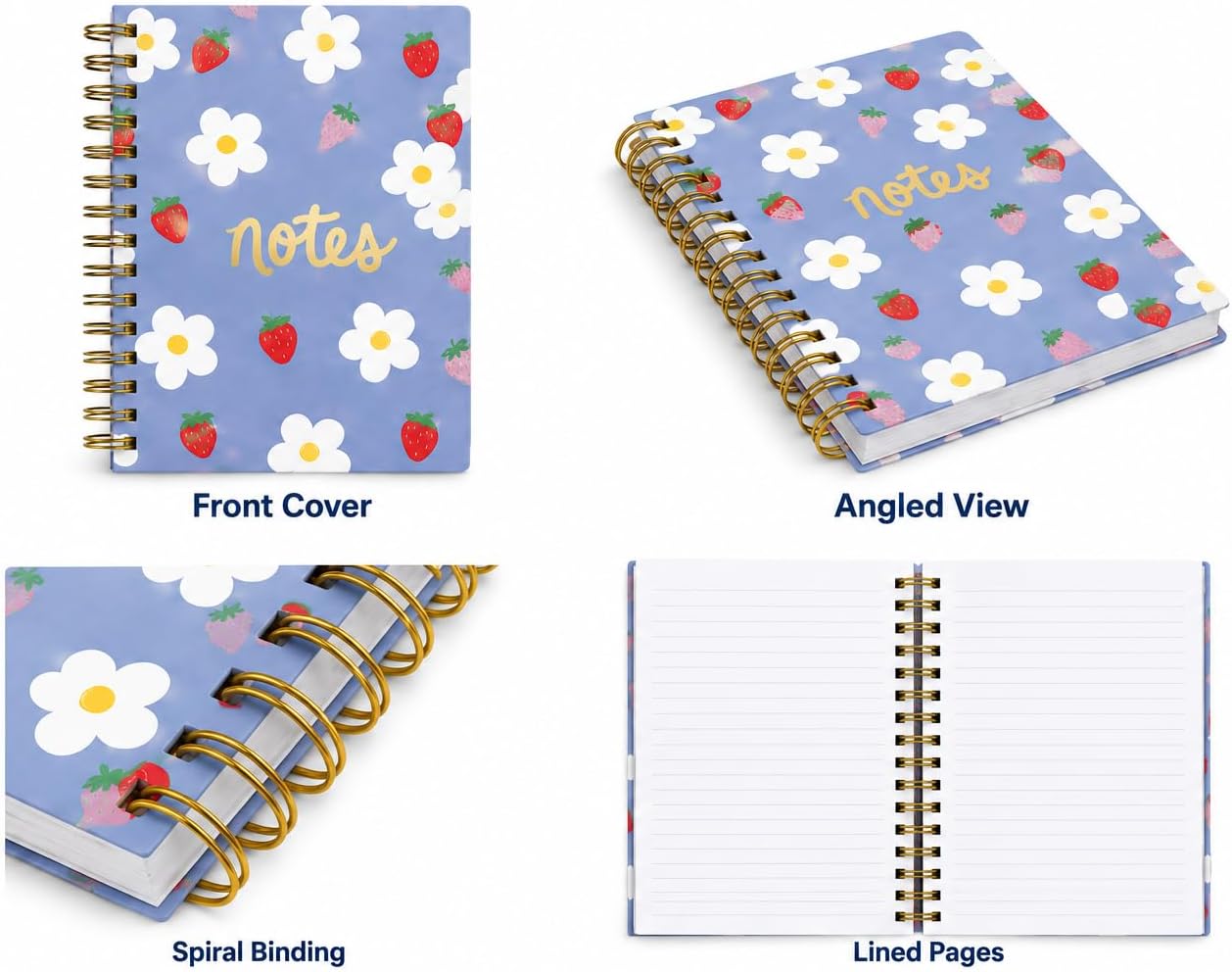 WORLD TRAVELER Dayna Lee 6x8 Hardcover Spiral Journal 200 Lined Pages image 2
