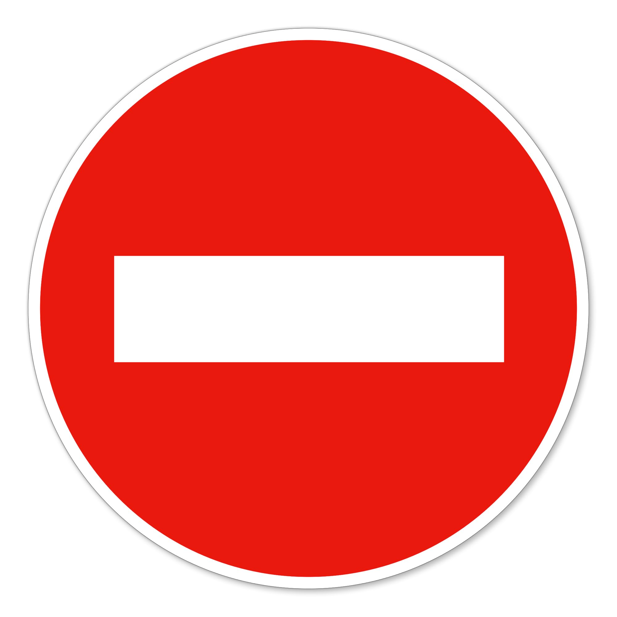 Panneau de sens interdit - Diamètre de 200 mm - 50
