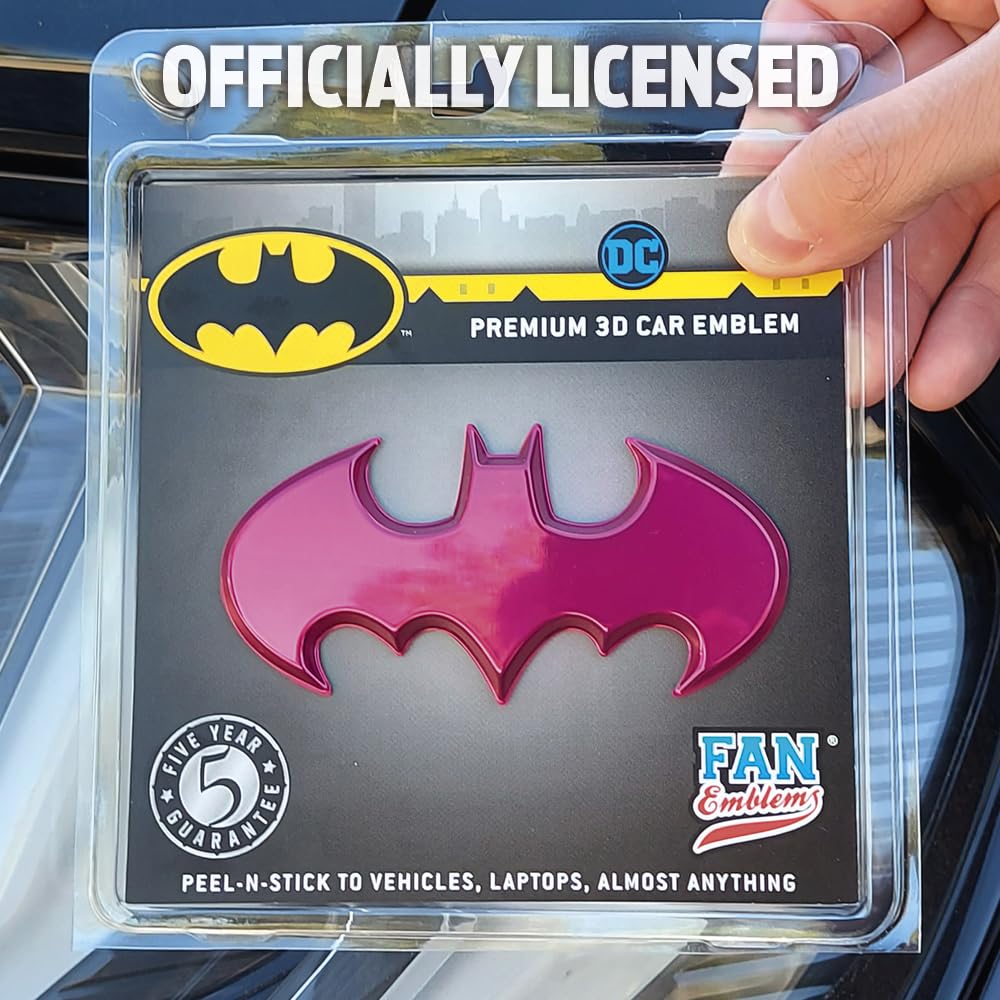 Tinkerbell Trinkets® Badge Autocollant 3D Pour Voiture Batman Doré