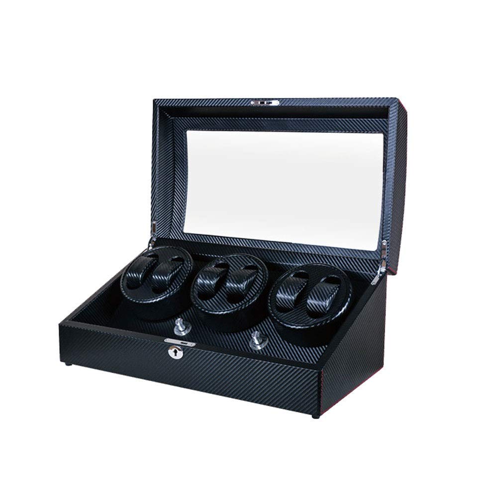 OLSKFUH Watch Automatic Watch Winder 6 + 7 Mechanical Watches Box Quiet Motor - 5 Rotation Modes,