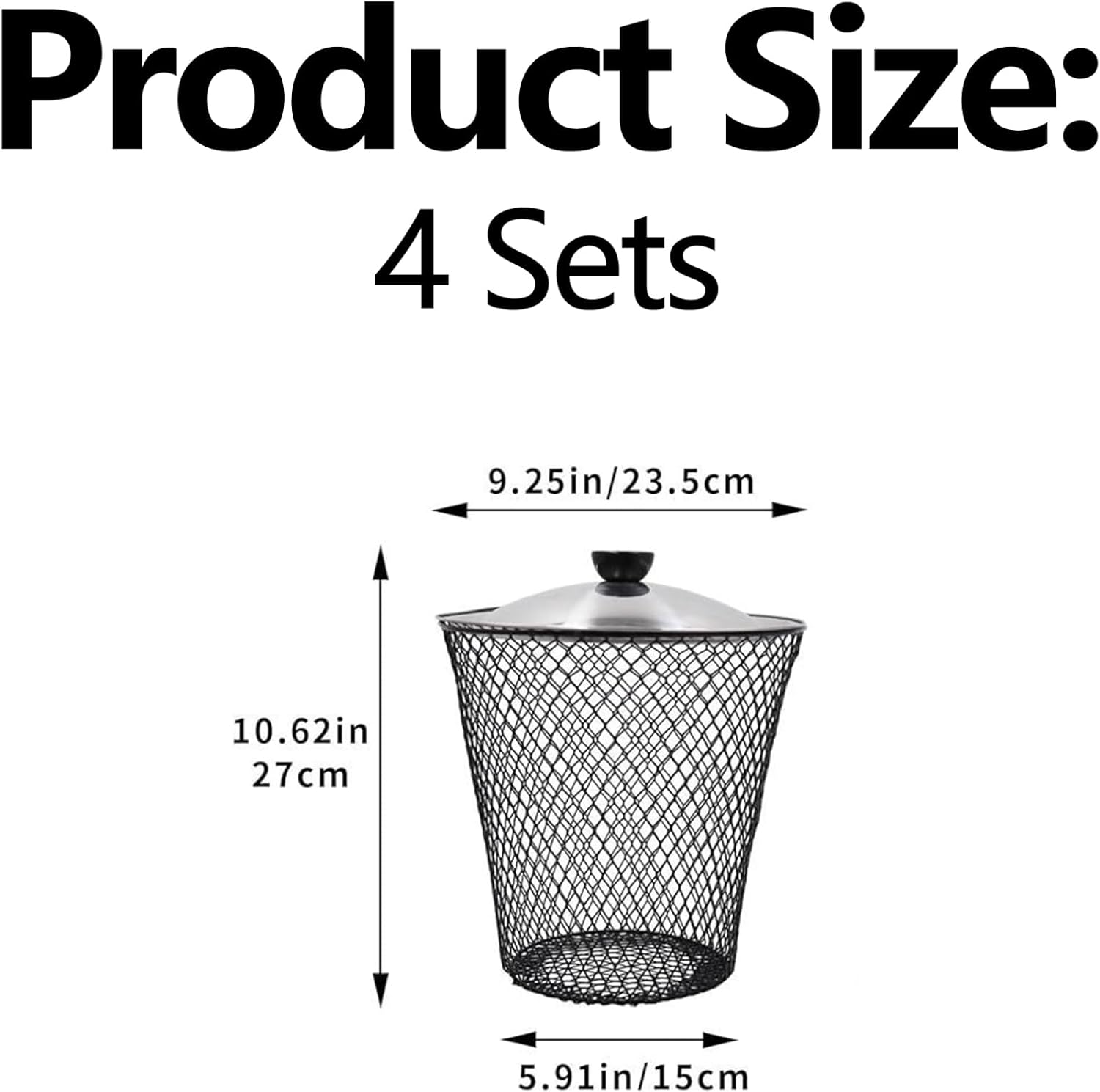 iiniim Inground Worm Composter with Lids Natural Nutrient 2 Sets One Size