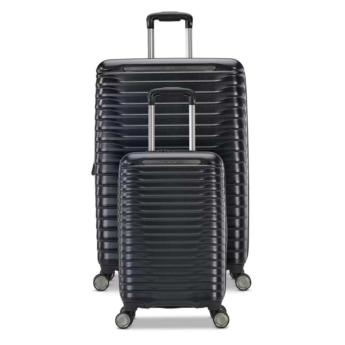 Samsonite Element - Set di valigie rigide, 2 pezzi, colore: Nero