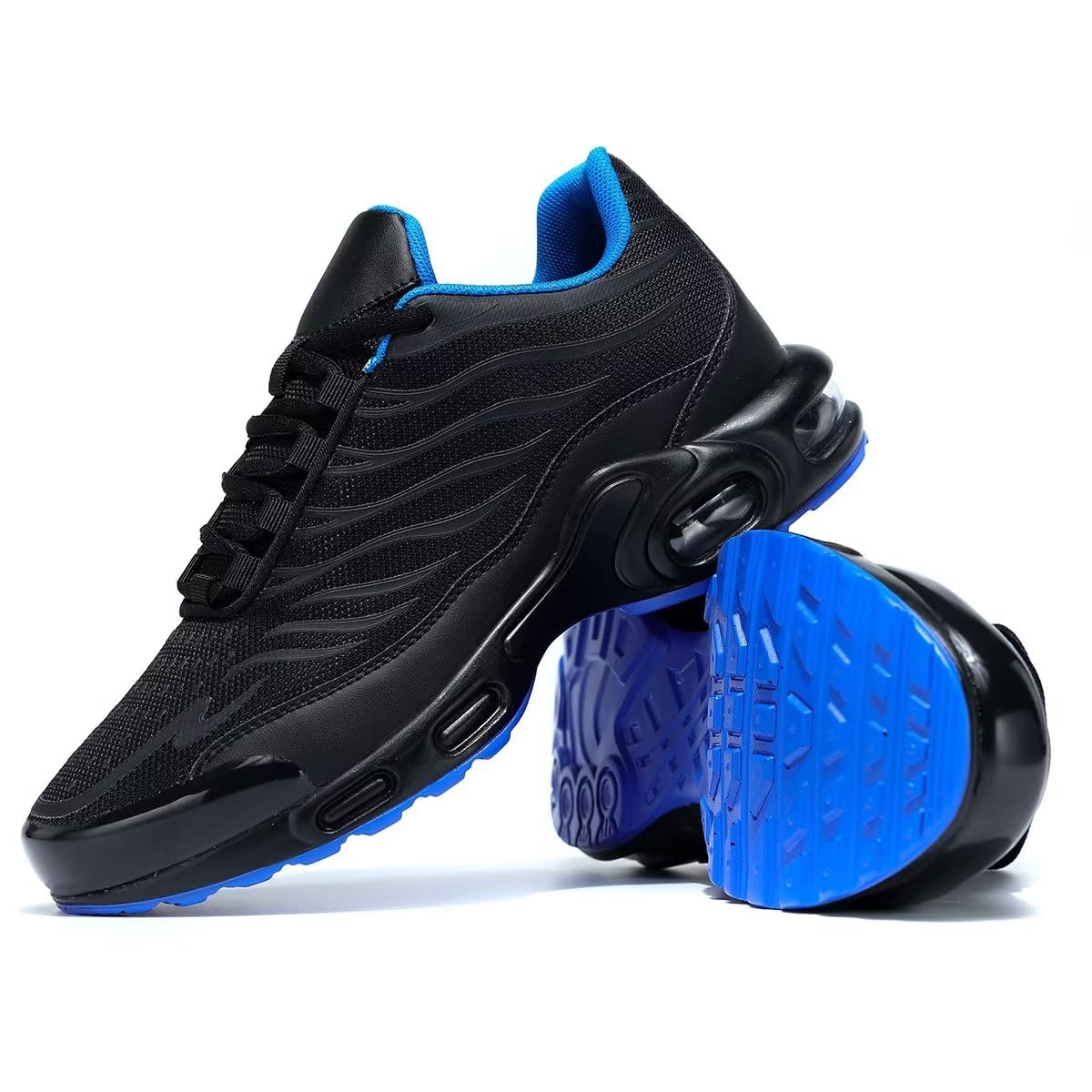 KEEZMZ Men's Running Shoes Air Low Top Sneakers for Fashion Tennis Sport Fitness Cross Trainers, Ventilated Insoles, Cushioning Sole, Comfortable Inner Lining