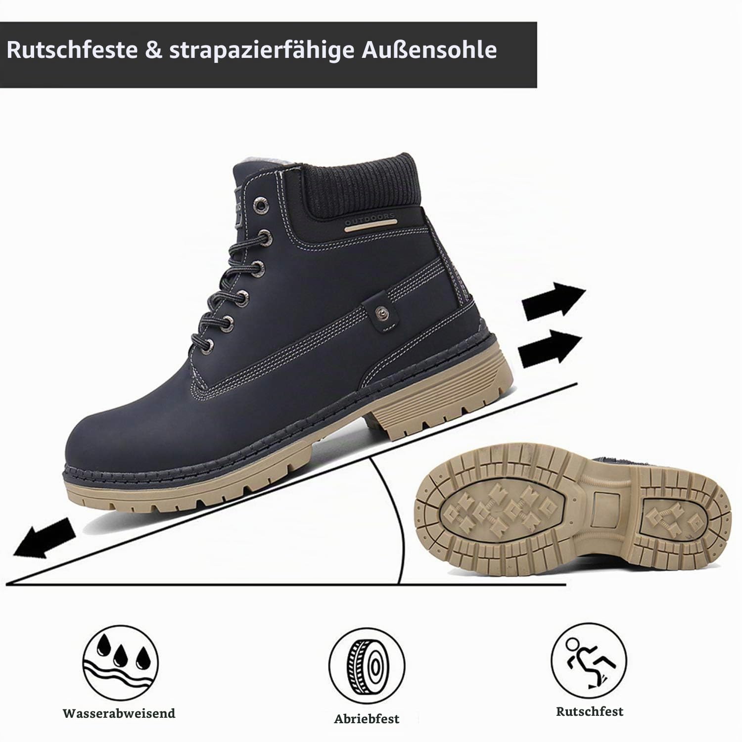 Eagsouni Winterschuhe Herren Damen