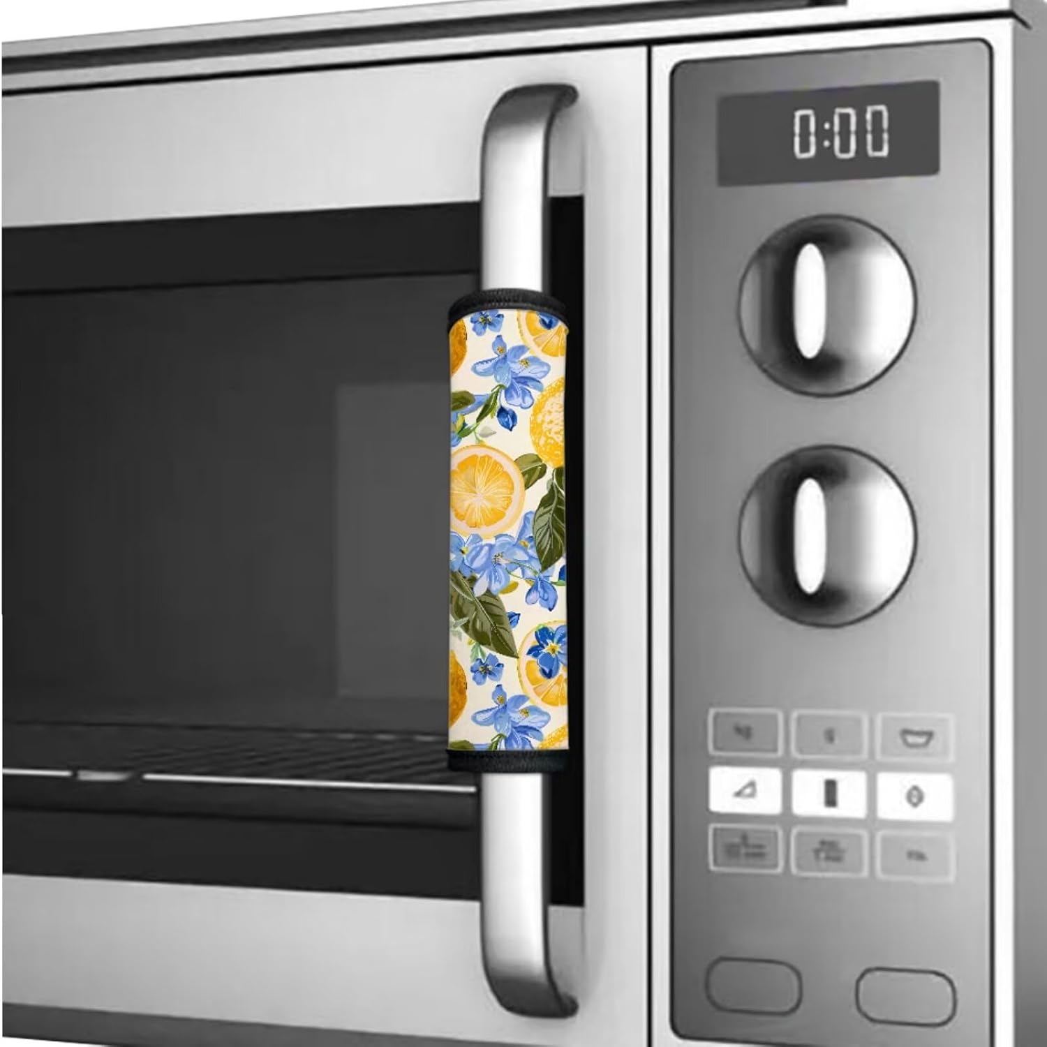 8 Refrigerator Door Handle Covers Fruit Lemon Design Washable Fabric Appliance Handles for Fridge Microwave Stove Dishwasher Stain Dust Fingerprint Prevent Hot Hand