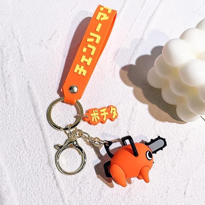 Image of Blue Aura Keychain Anime Fans Car & Bike Key Chains
