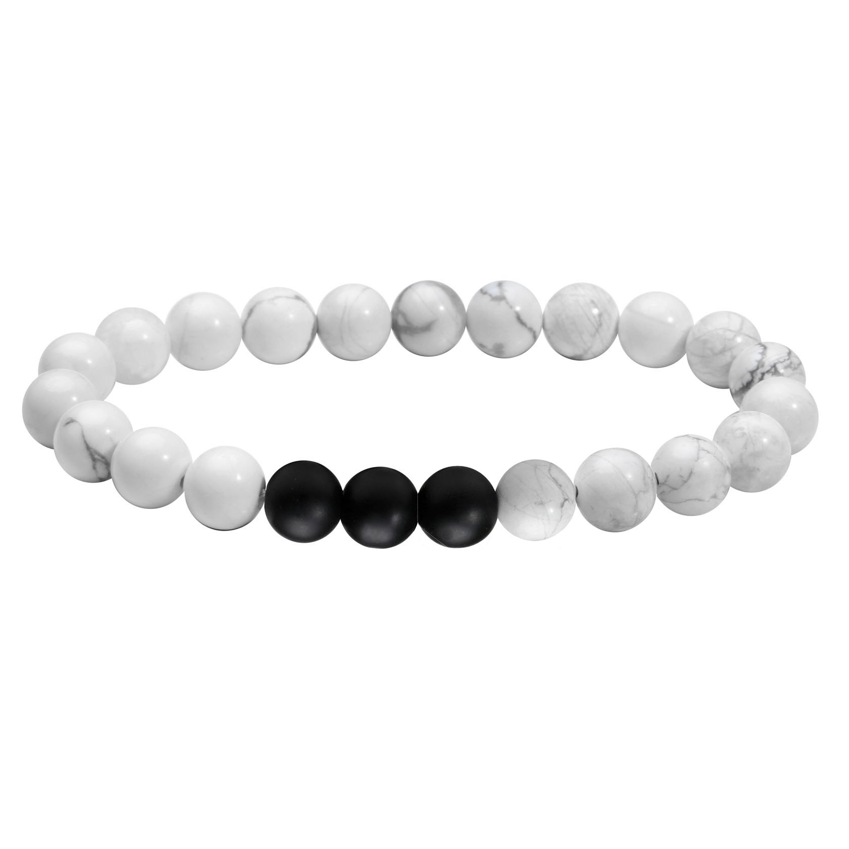 Braccialetto Elastico con Perline Rotonde da 8 mm in Pietre preziose Naturali per San Valentino, Perfetto per Ragazze.