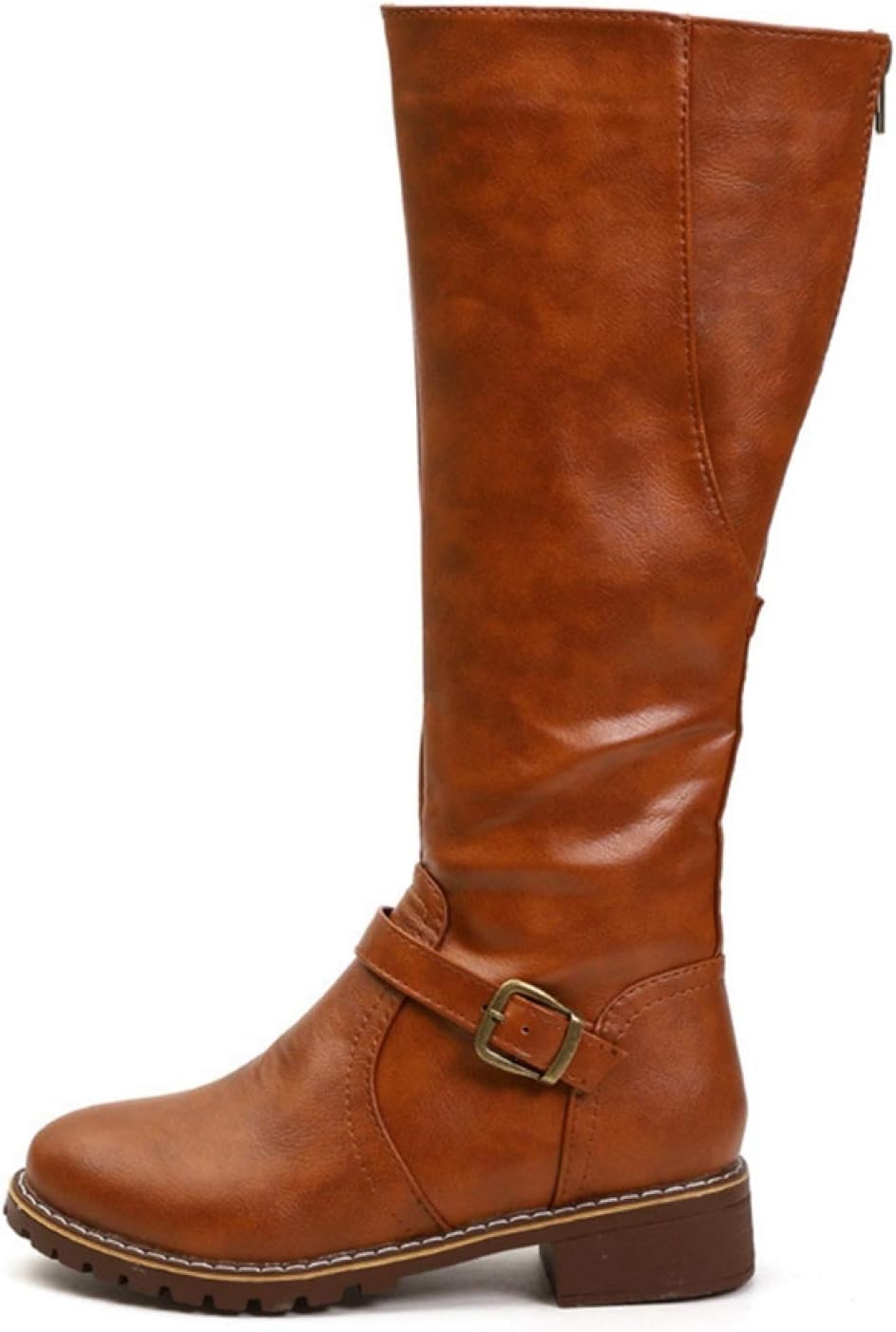 [XYJP] 大きいサイズ ロングブーツ サイドジップ レディース エンジニアブーツ ゆったり くしゅくしゅ 長靴 筒周りシンプル 長靴 美脚 滑り止め 歩きやすい ジョッキーブーツ おしゃれ 春 秋 冬