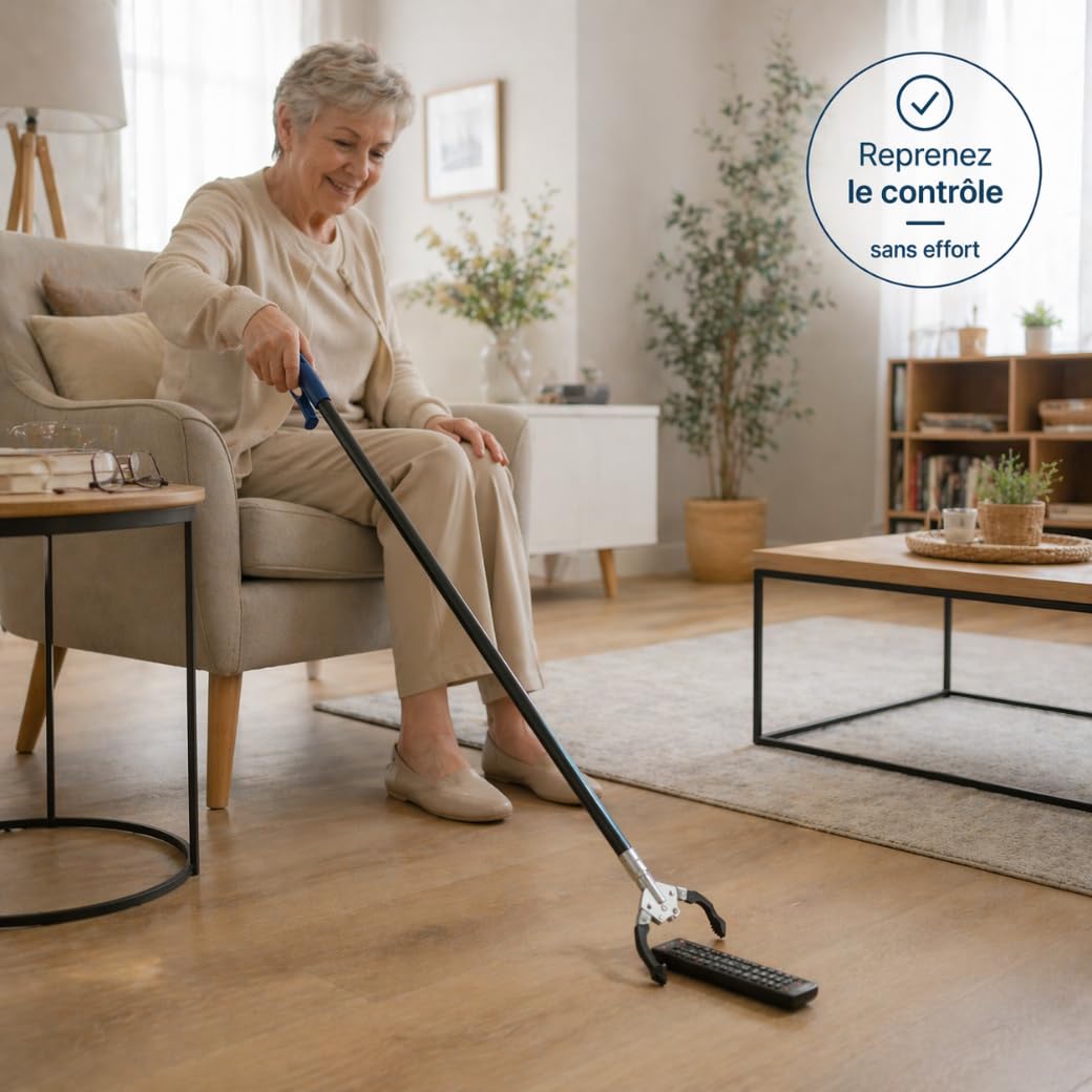 Pinza per Raccolta Oggetti - Pinza per Presa - 96 cm - Raccogliere rifiuti, Nero