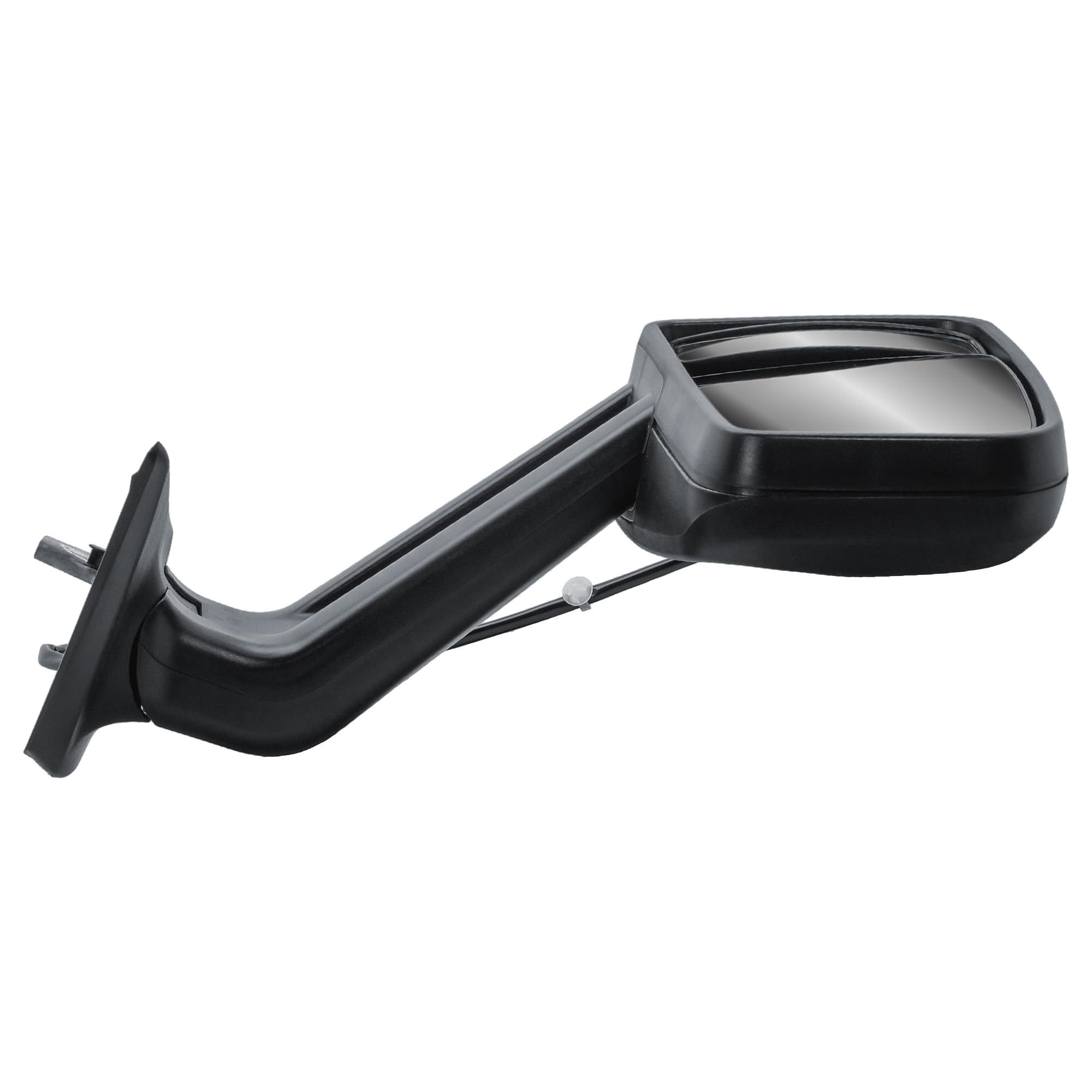 Espejo retrovisor izquierdo lado del conductor brazo largo eléctrico y calentable manual plegable negro mate tapa para Mercedes Sprinter 907/910 2019-2024