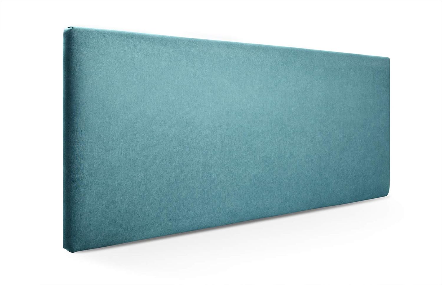 SUENOSZZZ-ESPECIALISTAS DEL DESCANSO Cabecero de Cama Liso tapizado en Tela para Camas de 90 (100 x 57 cm) Tela Turquesa