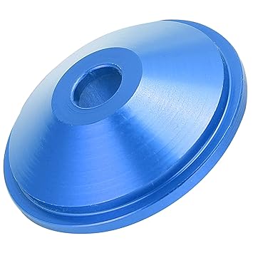 Stem Steerer Plug Cover, Headset Expander Top Cap High Strength Excellent Lightweight for Carbon Fiber Forks for Mountain Suspension Forks(Stem Cover-Blue)