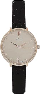 ساعة انالوج بعقارب للنساء حريمي كلاسيكية - اسود