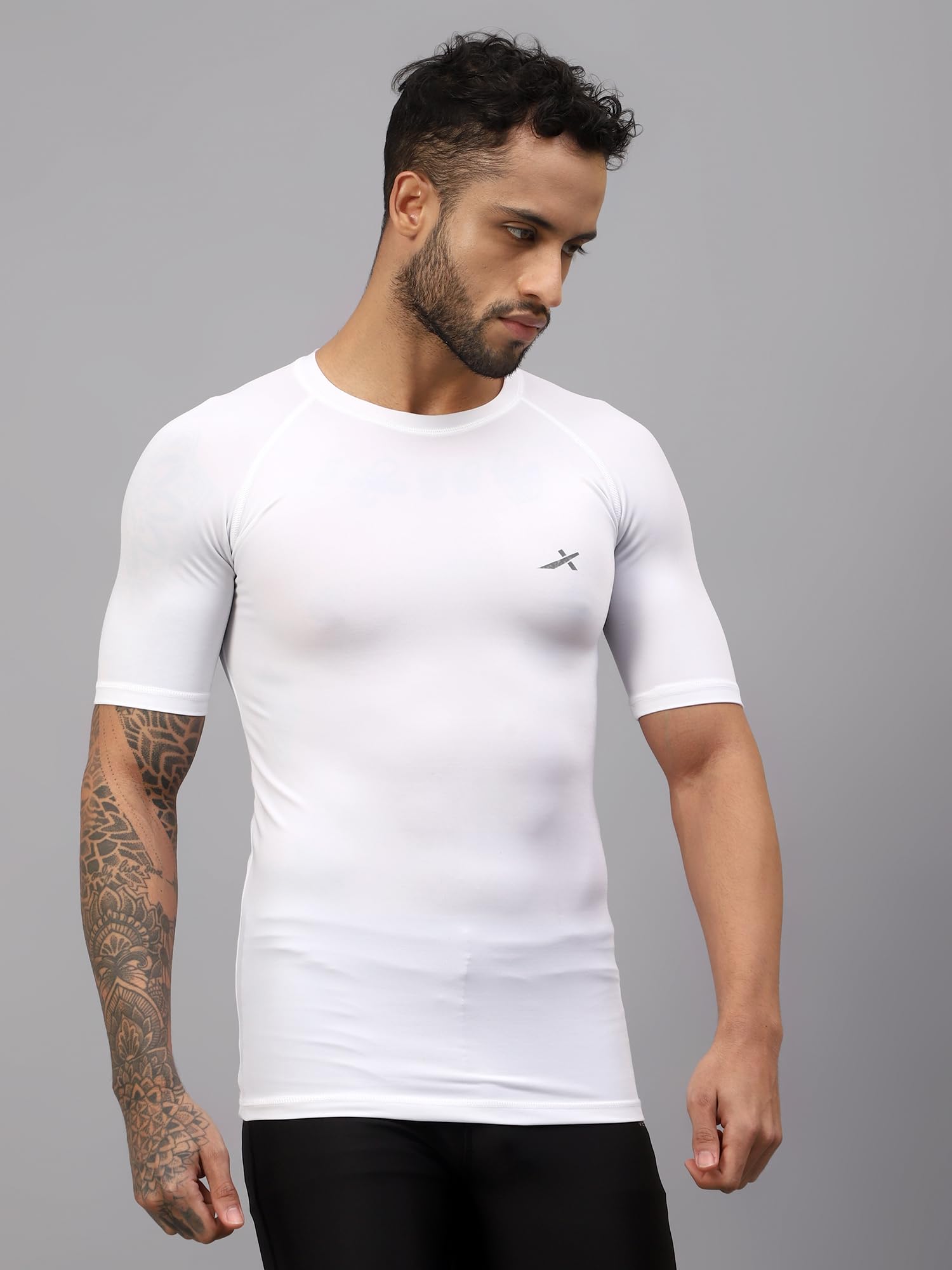 Vector X OMT-181 Unisex Adults Compression Half Sleeve Base Layer Tight Top 4