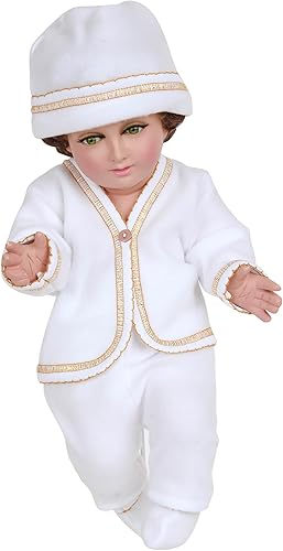 A&C Wedding - Conjunto polar de muñeca de Jesús para bebé (5.9 in)