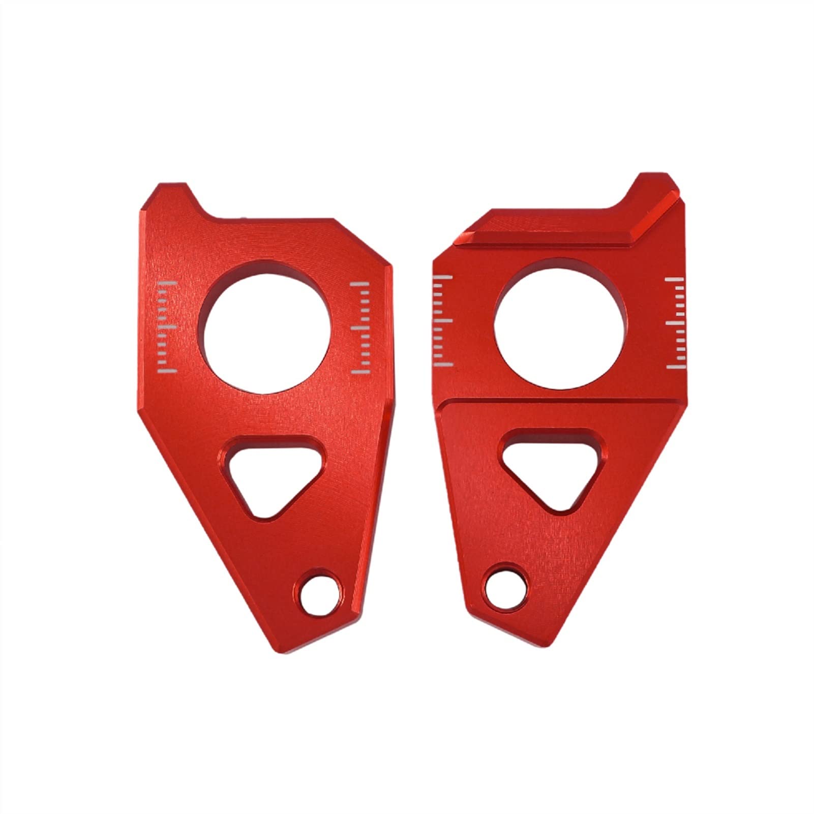 Regulador de cadena CNC de alta precisión en aluminio anodizado rojo para Yamaha TMAX 530