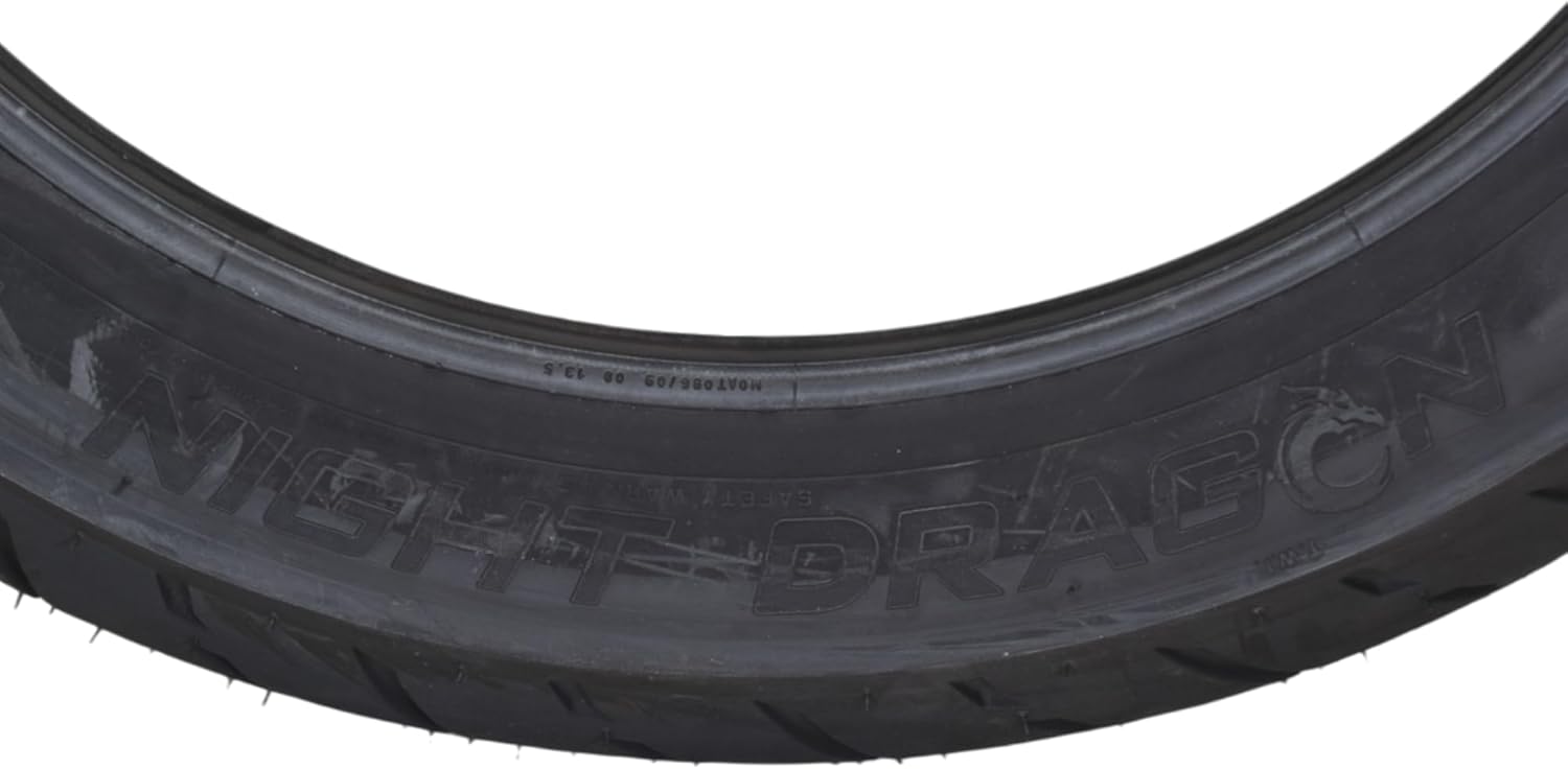 Pirelli Night Dragon 130/80B17 M/C 65H TL Cruiser Motorcycle Front Tire - Superior Traction & Handling for High-Performance Cruisers w/Keychain