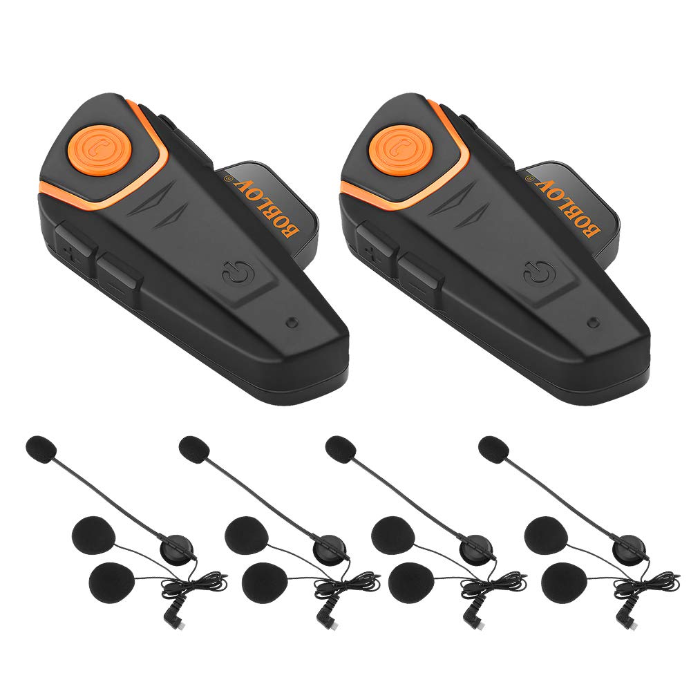 boblov bt s2 1000m bt motorcycle helmet headset BOBLOV BT-S2 1000M BT Motorcycle Helmet Headset Motorbike Intercom Headset  Intercom Interphone FM (Pack2 with 2 Set Earphone): Amazon.co.uk:  Electronics & Photo
