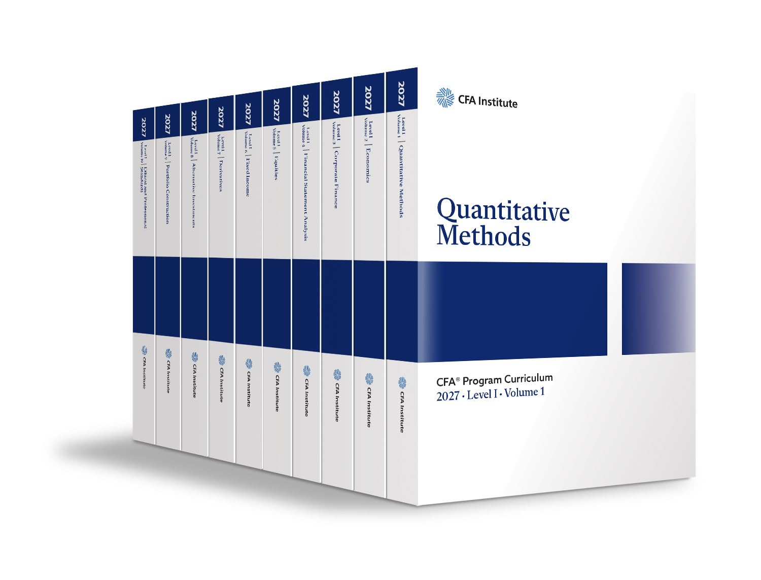 2027 Cfa® Program Curriculum, Level I Box Set