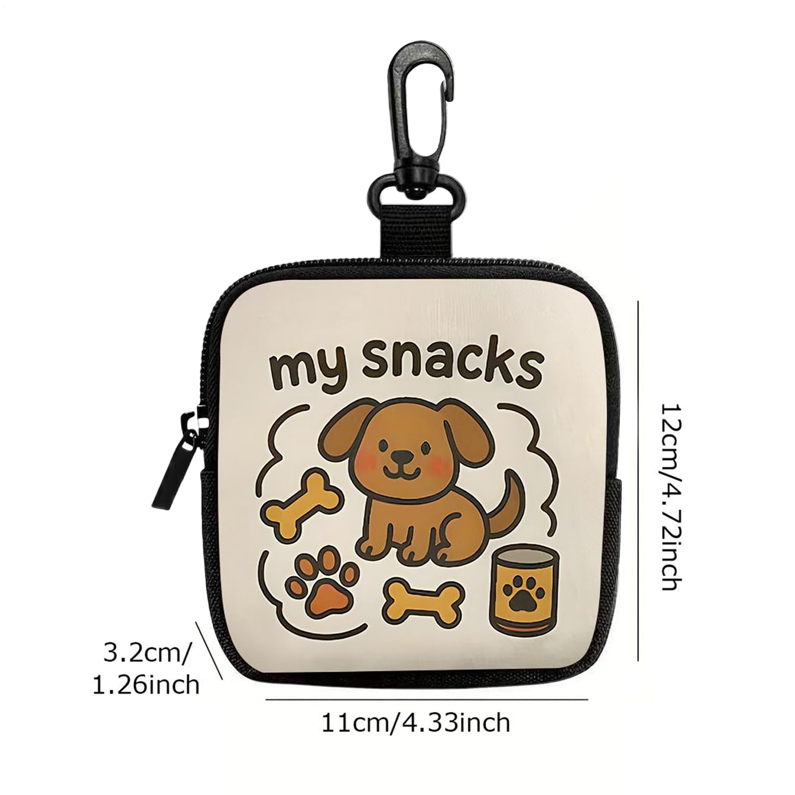 Borsa da Snack per Addestramento Cani Dispenser Portatile per Cibo