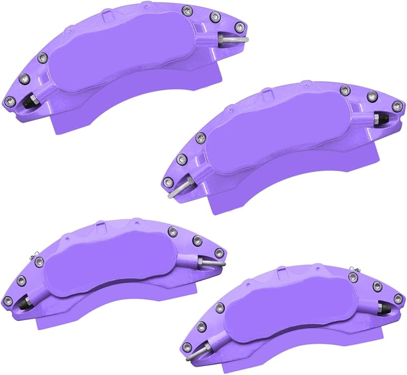 Capas de pinça de freio em alumínio roxo AOOA para Toyota Camry XSE, RAV4, Venza e Lexus ES/UX – Conjunto com 4