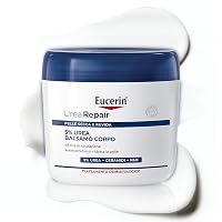 Eucerin Urea Repair Balsamo Corpo 5% 450 ml, Crema corpo per idratazione 48h e sollievo